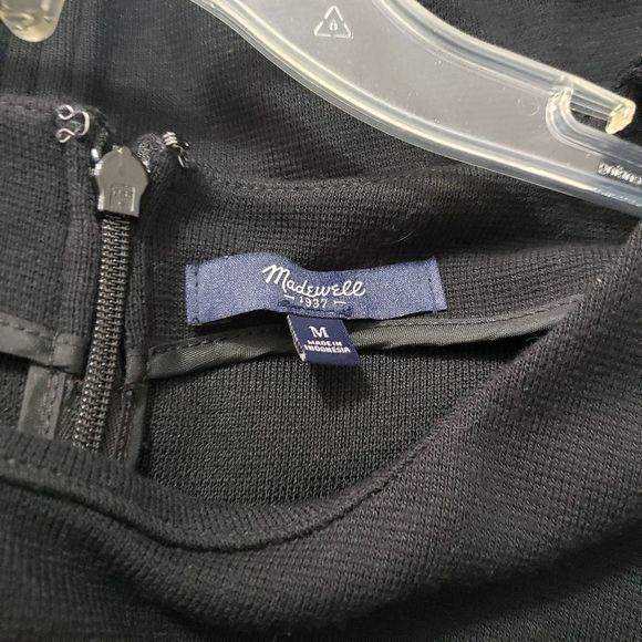 Women's Basic Black Madewell Dress size‎ Medium - Picture 4 of 5